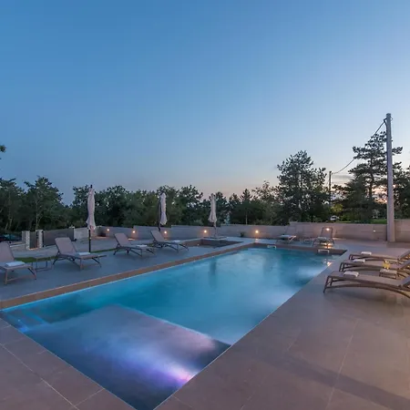Aurelia Near Labin For 9 Persons With Heated 60 M2 Pool, Wellness & Kids Playground