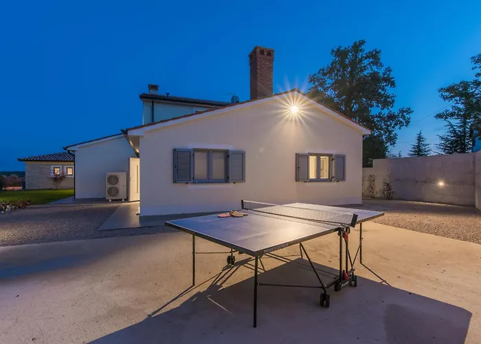 Aurelia Near Labin For 9 Persons With Heated 60 M2 Pool, Wellness & Kids Playground Veligolji