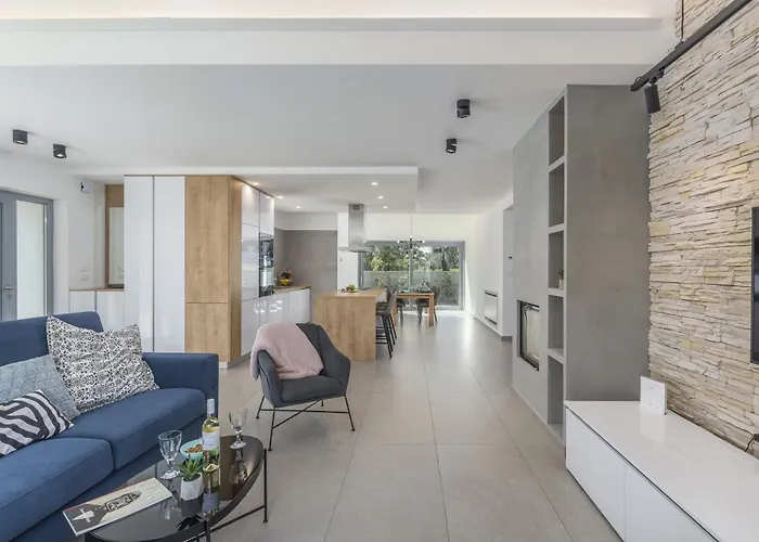 Vila Aurelia Near Labin For 9 Persons With Heated 60 M2 Pool, Wellness & Kids Playground