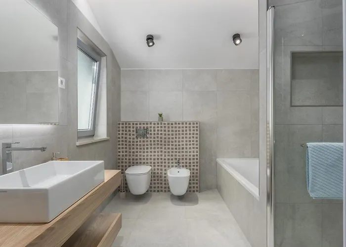 Vila Aurelia Near Labin For 9 Persons With Heated 60 M2 Pool, Wellness & Kids Playground *