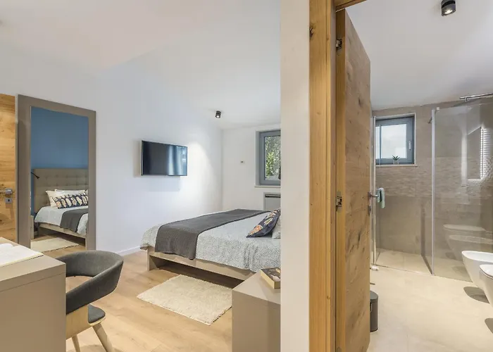 Vila Aurelia Near Labin For 9 Persons With Heated 60 M2 Pool, Wellness & Kids Playground *