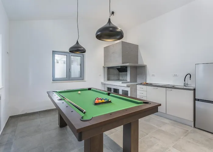 Aurelia Near Labin For 9 Persons With Heated 60 M2 Pool, Wellness & Kids Playground *