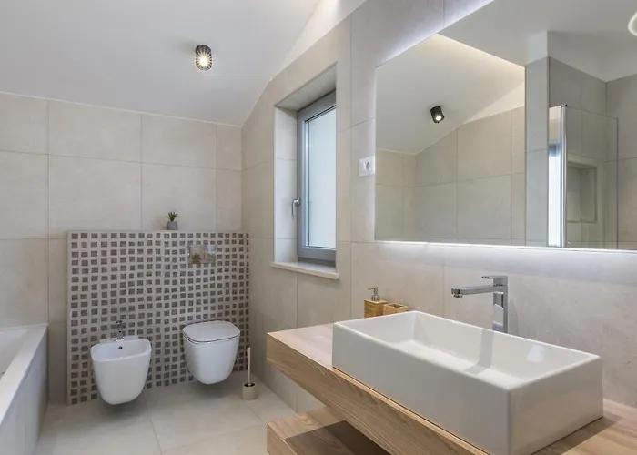 Aurelia Near Labin For 9 Persons With Heated 60 M2 Pool, Wellness & Kids Playground Vila